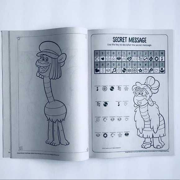 Trolls Trollstopia coloring and activity book - Picture 11 of 12